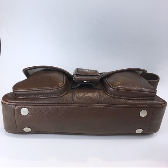 MICHAEL KORS Vintage Brown Pebbled Leather Bag - Picture 5 of 8